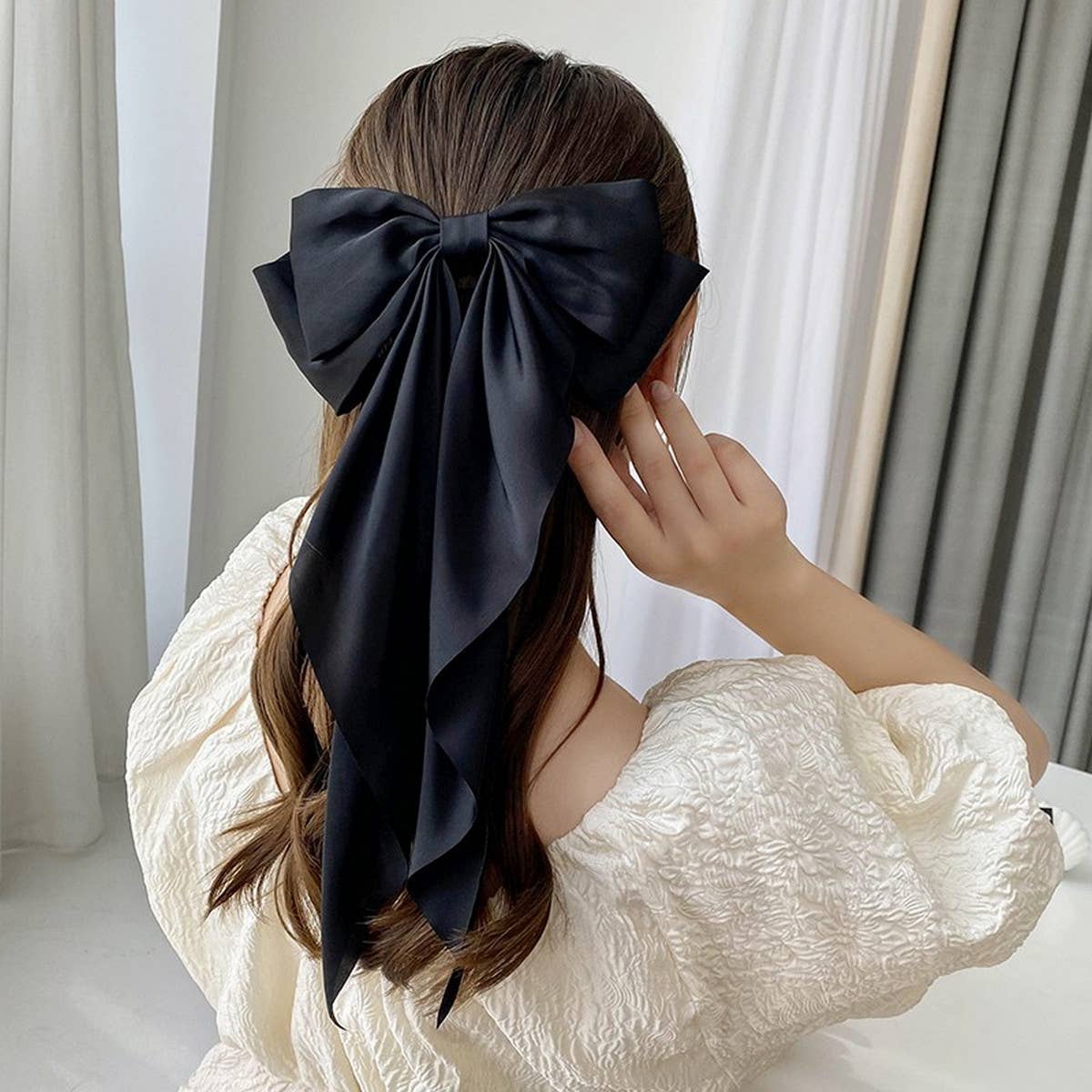 BIG BOW HAIR CLIP HAIRPIN FOR WOMEN AND GIRLS_CWAHA0853