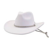 Unisex Cowboy Fedora Hat Ethnic Style_Cwah04429