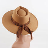 AUTUMN AND WINTER WARM WIDE BRIM PANAMA HAT_CWAH1883
