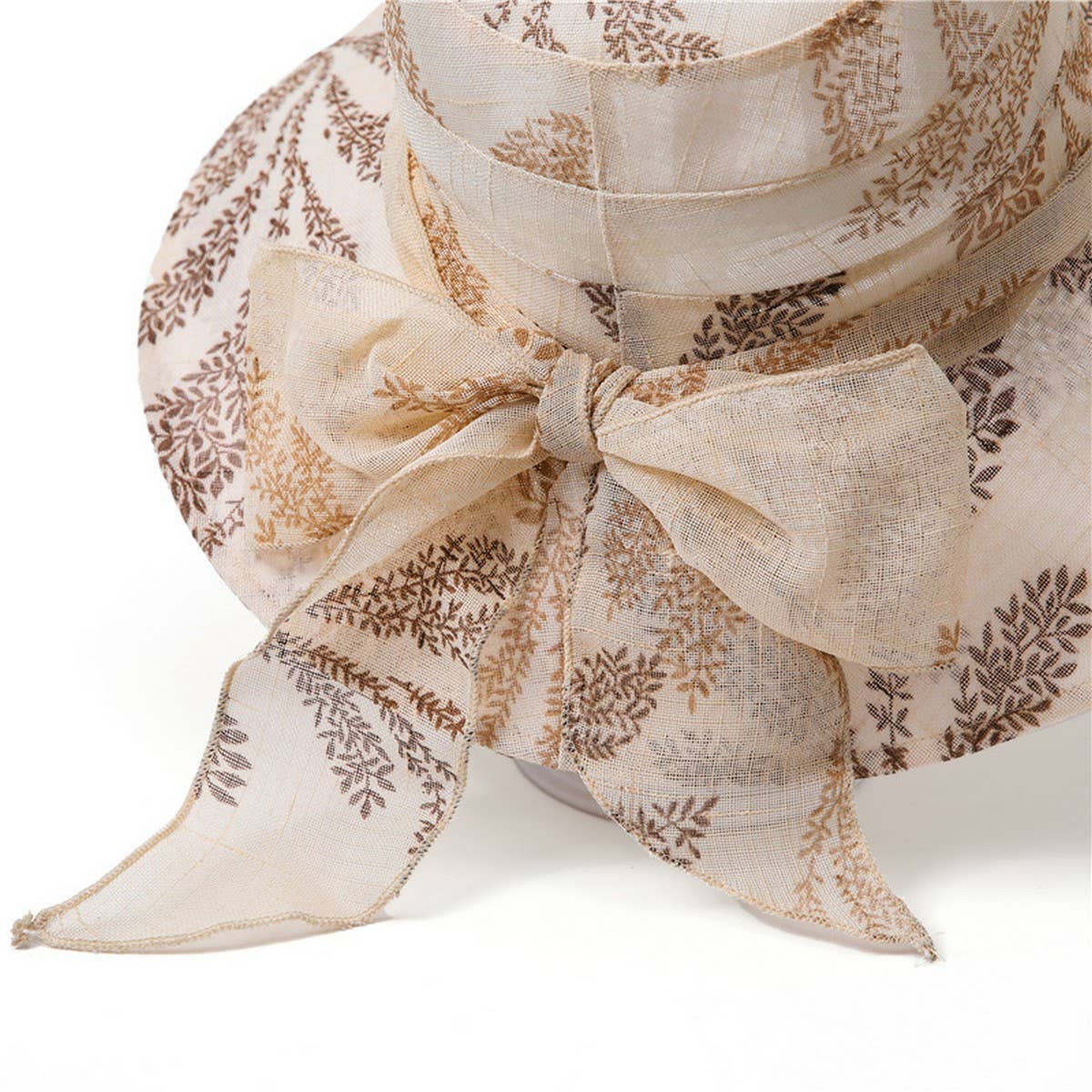 BOW MESH SUN PROTECTION UV BUCKET HAT_CWAH1460