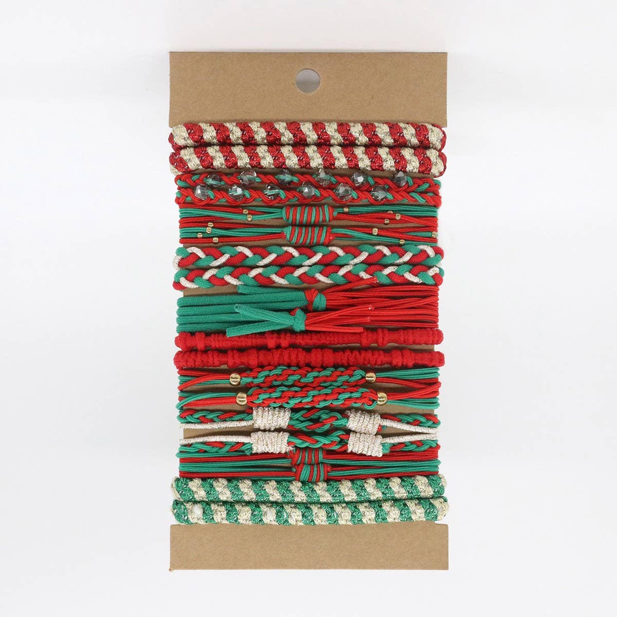 CHRISTMAS NEW CARD SET HAIR SCRUNCHIES_CWAHA2718