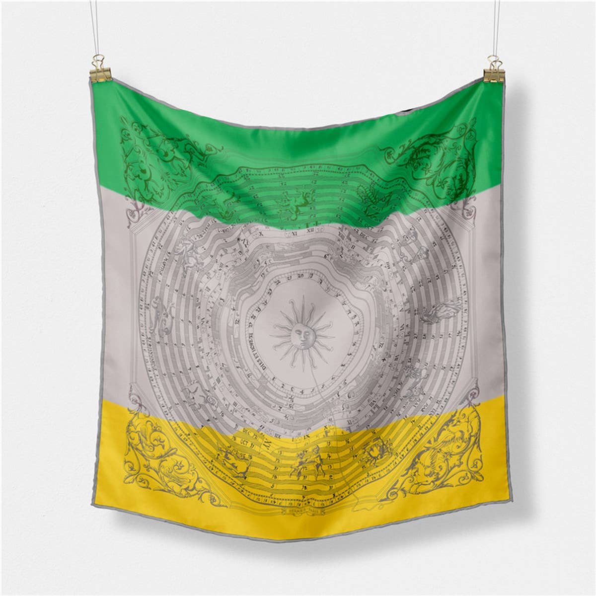 PRINT SCARF VERSATILE SQUARE FOR MOTHERS DAY GIFT_CWASC0663