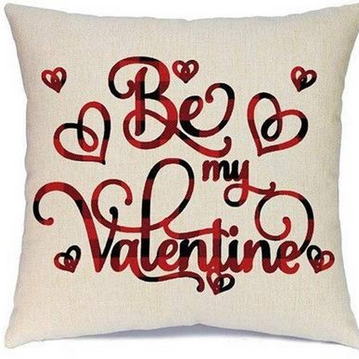 HOME VALENTINES DAY LETTER PRINT PILLOWCASE_CWMM0771