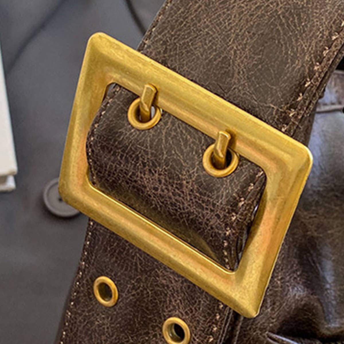 Retro Rivet Large Capacity Shoulder Bag_Cwab1580