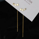 STAR SIMPLE FASHION LONG TASSEL EARRINGS_CWAJE2004