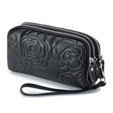 CLUTCH BAG TOP GRAIN COWHIDE EMBOSSED WALLET_CWAB3786