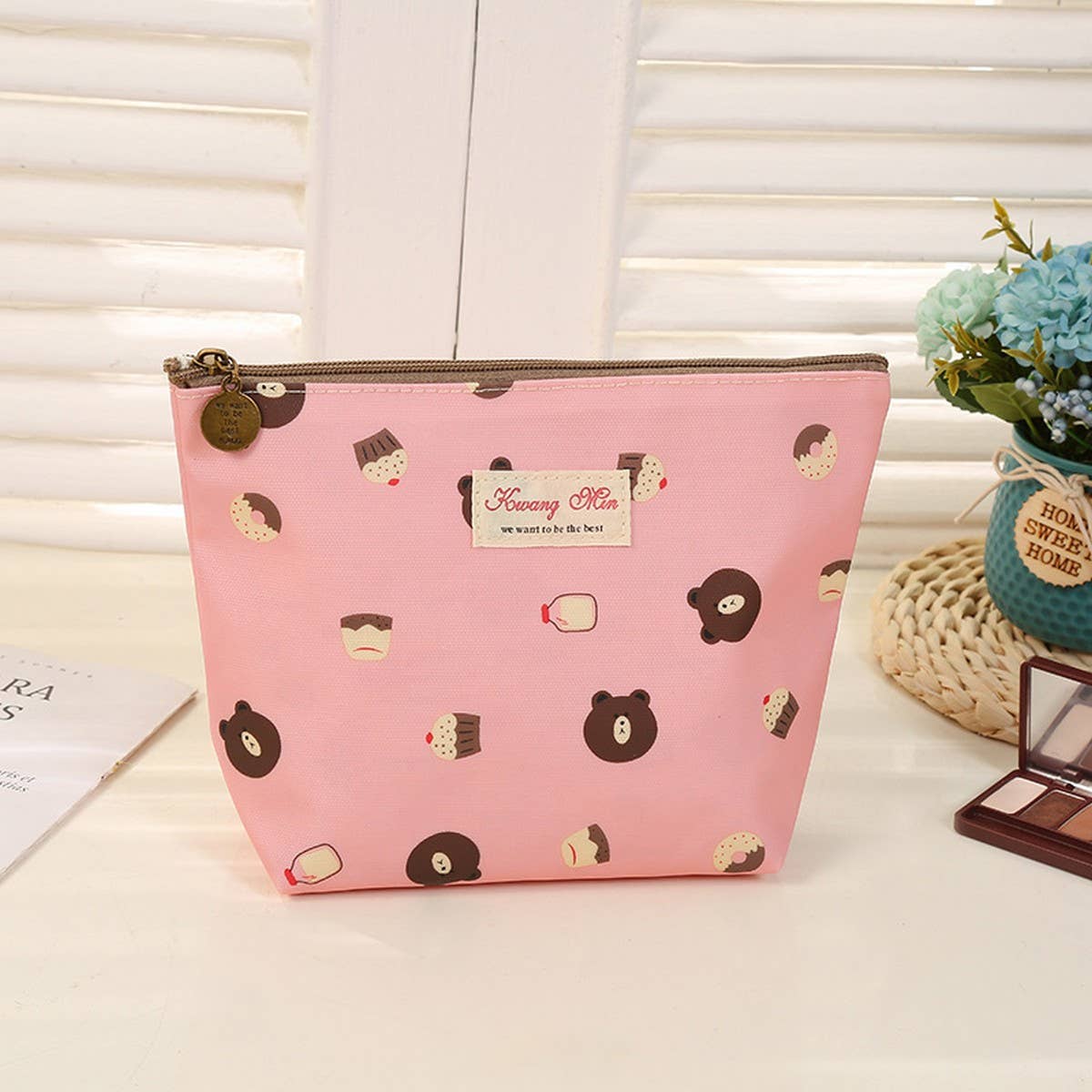 Cartoon Bear Waterproof Makeup Bag_Cwab1731