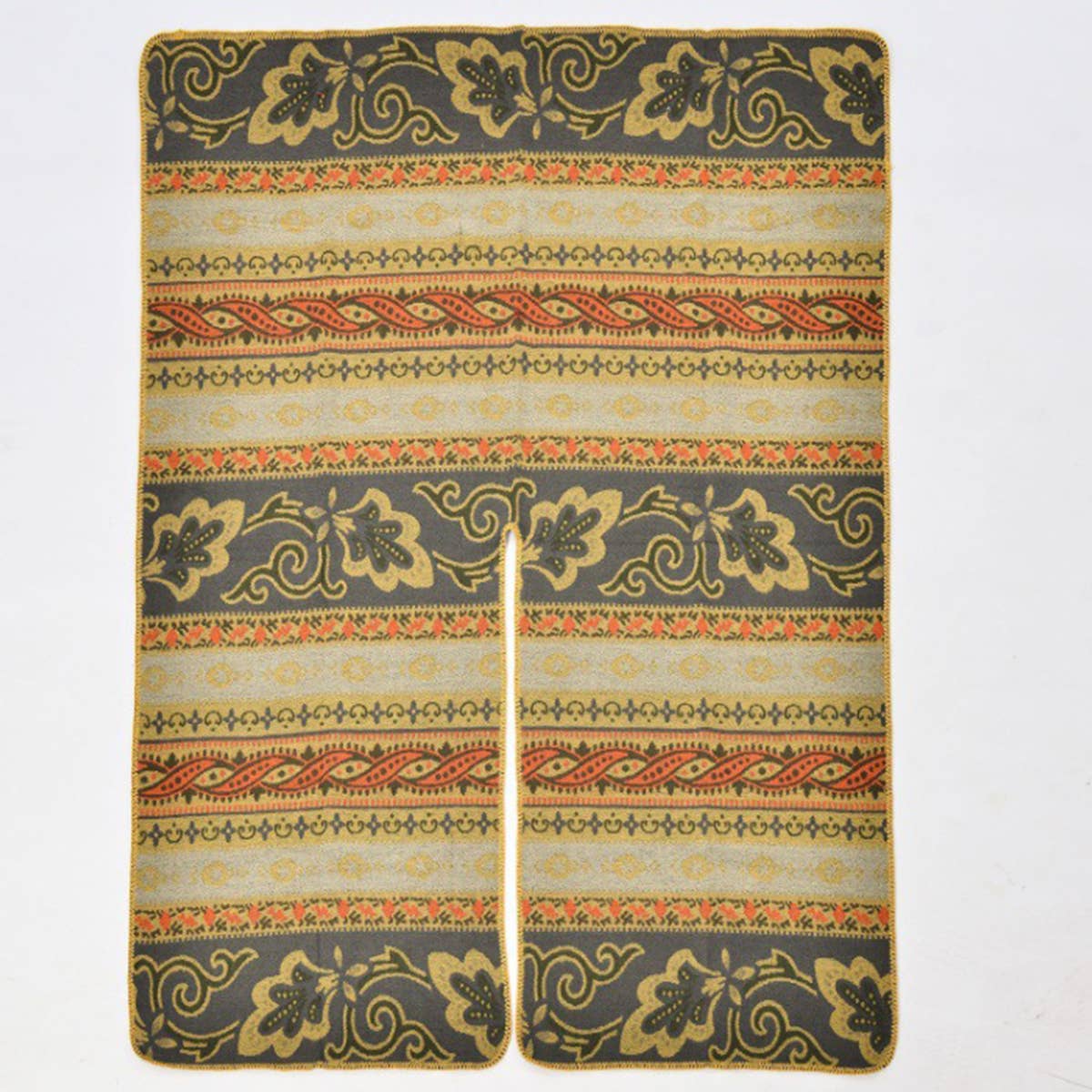 Vintage Interwoven Vine Flower Warm Shawl_Cwasc0957