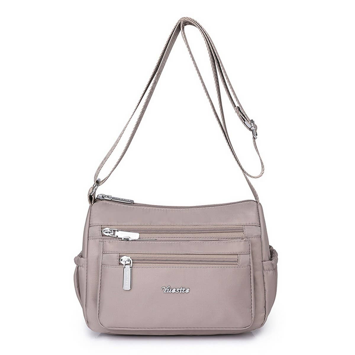 Nylon Multi-Compartment Shoulder Crossbody Bag_Cwasc1752