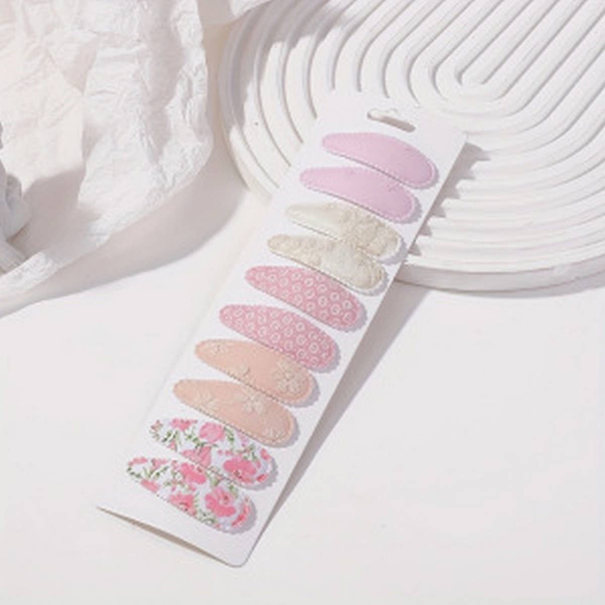 FLORAL EMBROIDERED BB CLIP SET FRESH CUTE_CWAHA6703