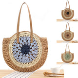 SIMPLE ROUND SHOULDER STRAW BAG_CWAB2016