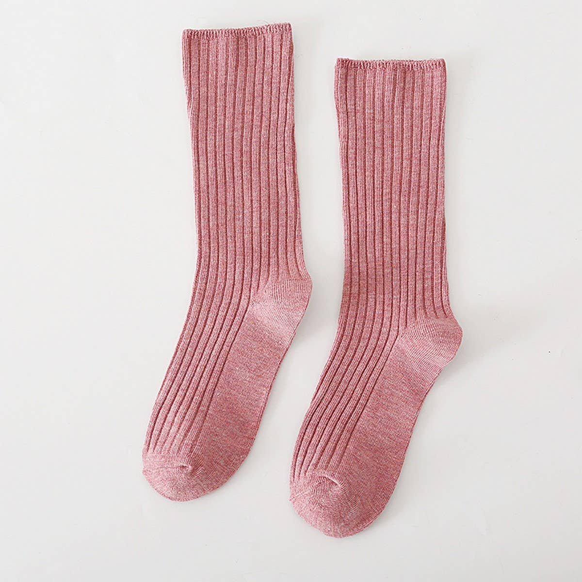 AUTUMN AND WINTER RETRO MID CALF SOCKS_CWMS0986
