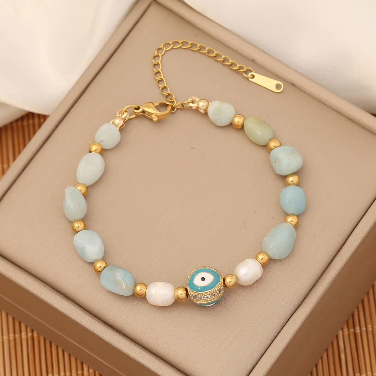 STYLISH AND SIMPLE NATURAL STONE BRACELET_CWAJE0641