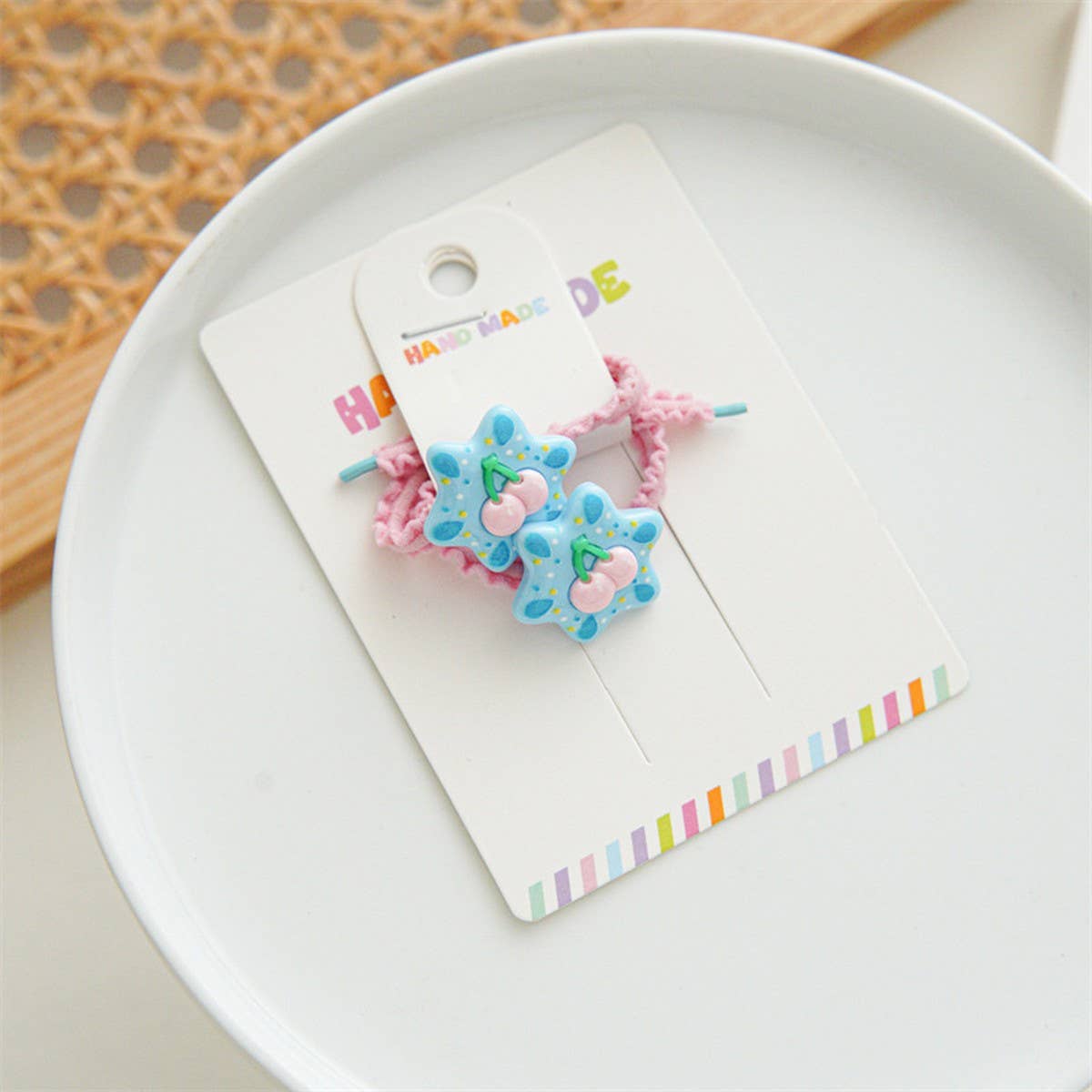 CANDY COLOR CUTE BOW CHILDRENS HAIR TIES_CWAHA1118