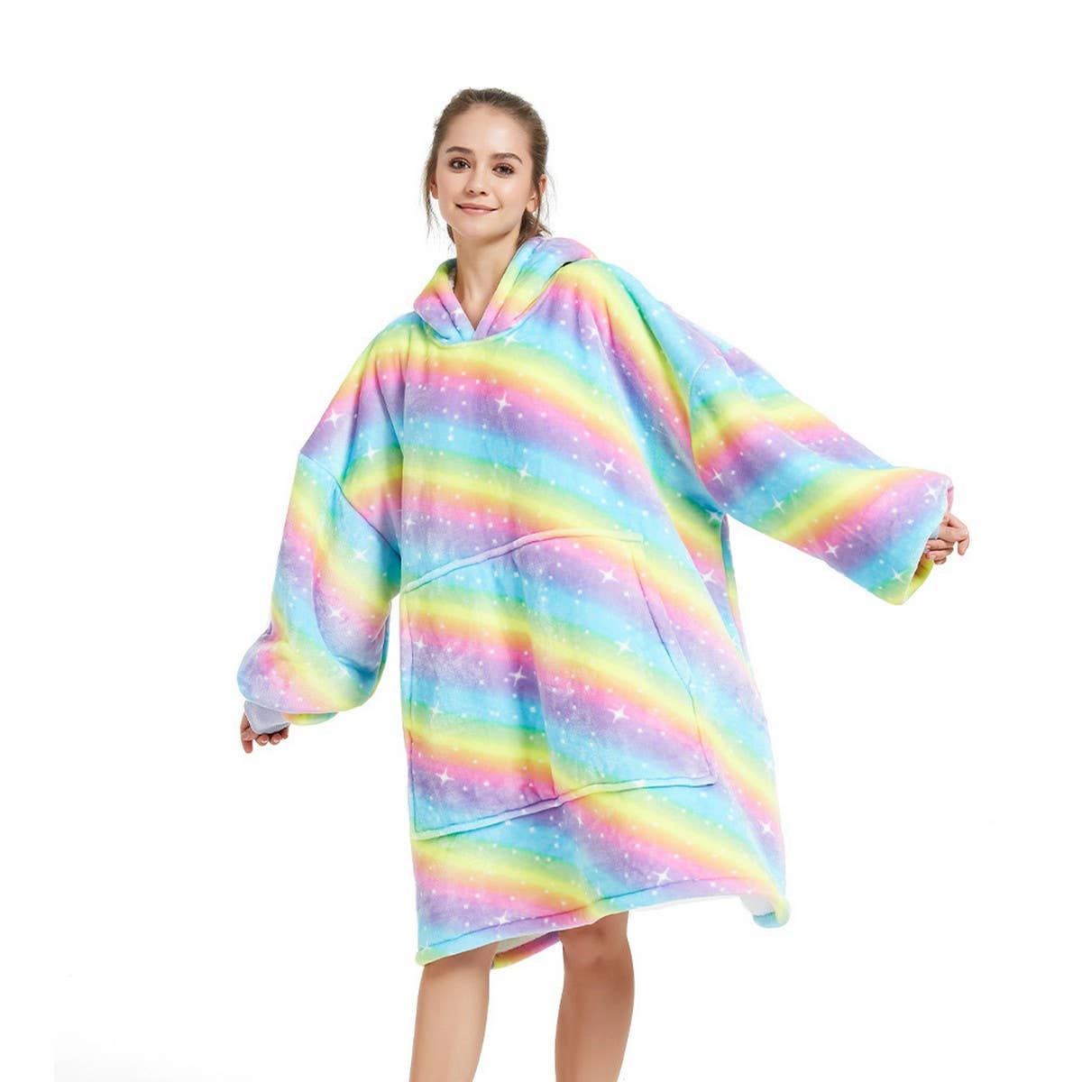 OVERSIZED HOODIE BLANKET PULLOVER FOR OFFICE HOME_CWAHA6528