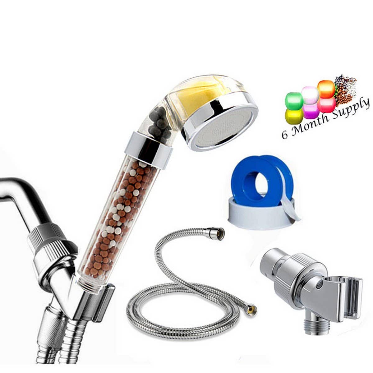 NEGATIVE ION SHOWER SET AMERICAN SHOWER ARM_CWASC1713