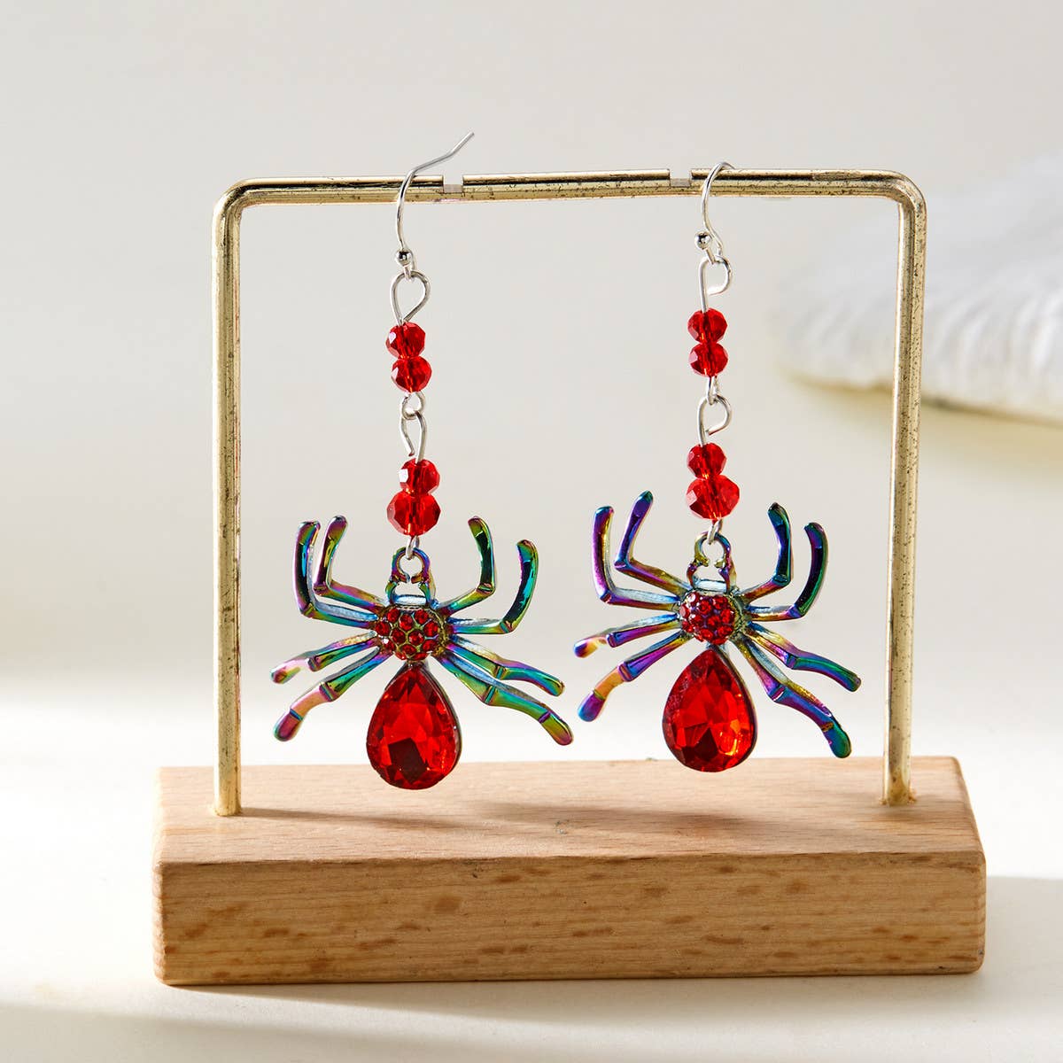 HALLOWEEN SPIDER CREATIVE EARRINGS_CWAJE2412