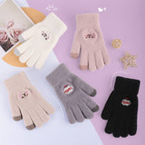 NEW CUTE WARM TOUCH SCREEN GLOVES FOR WOMEN_CWAG0244