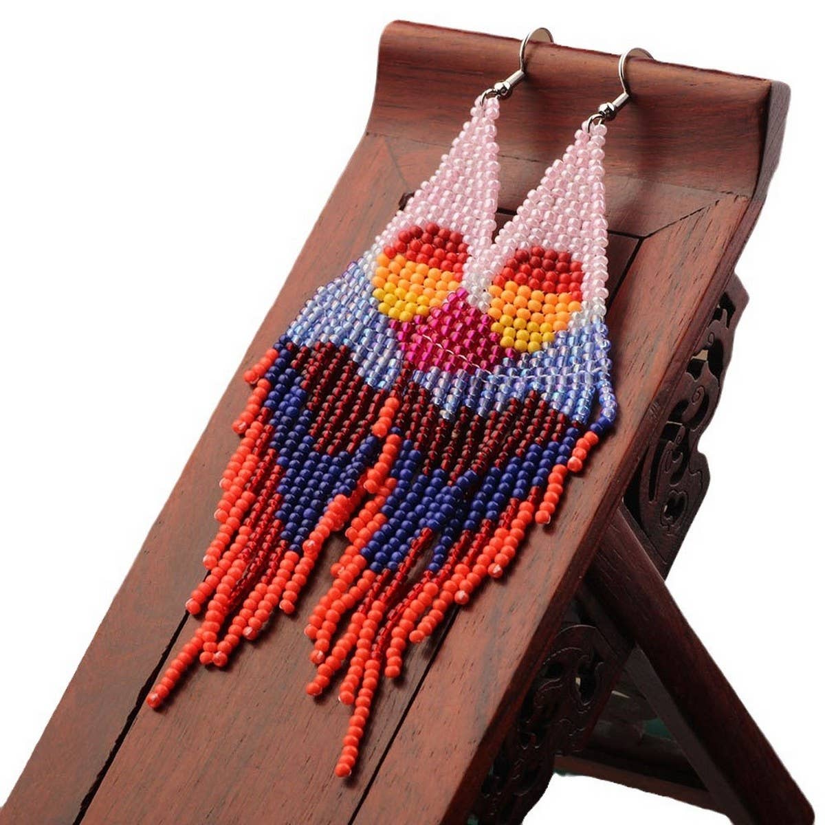 FASHIONABLE BOHEMIAN HAND WOVEN TASSEL EARRINGS_CWAJE4000