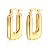 Women Luxury Hypoallergenic Thick Ring Earrings