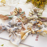 RETRO TIE DYE RABBIT EARS LARGE INTESTINE HAIR TIE_CWAHA0839