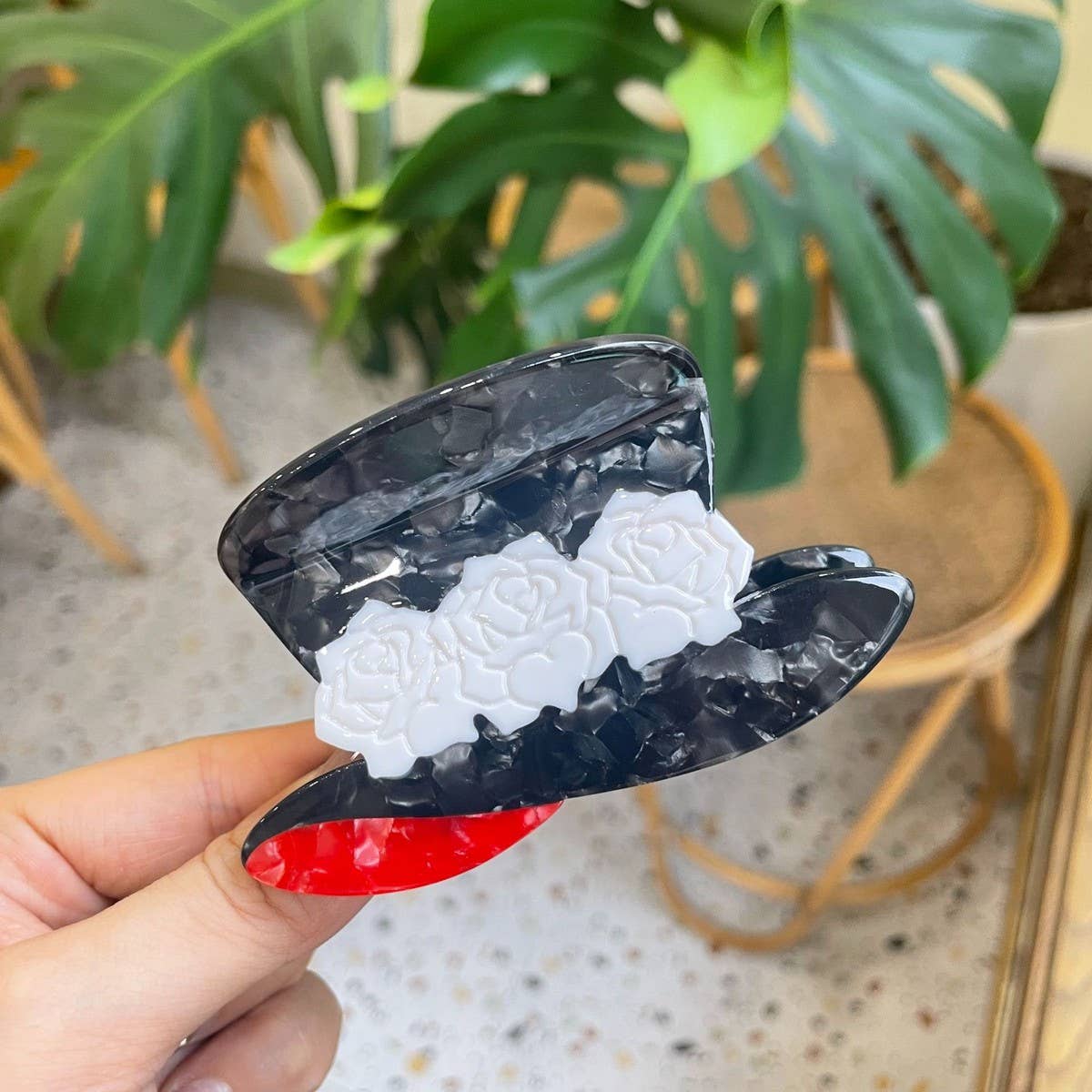 Retroflower Hair Accessories Hair Claw Clip Flower_Cwasc1602