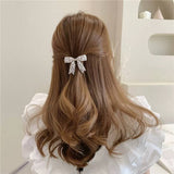 PEARL BOW HAIR CLIP 5 5CM ELEGANT SPRING CLIP_CWAHA4676