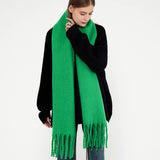 SOFT MOHAIR FEEL SCARF COZY WINTER WRAP_CWASC0323