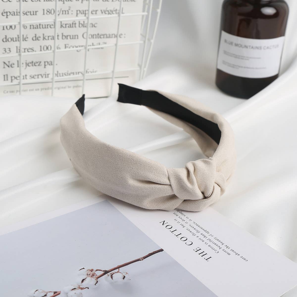 SIMPLE SOLID COLOR WIDE BRIM HEADBAND_CWAHA1675