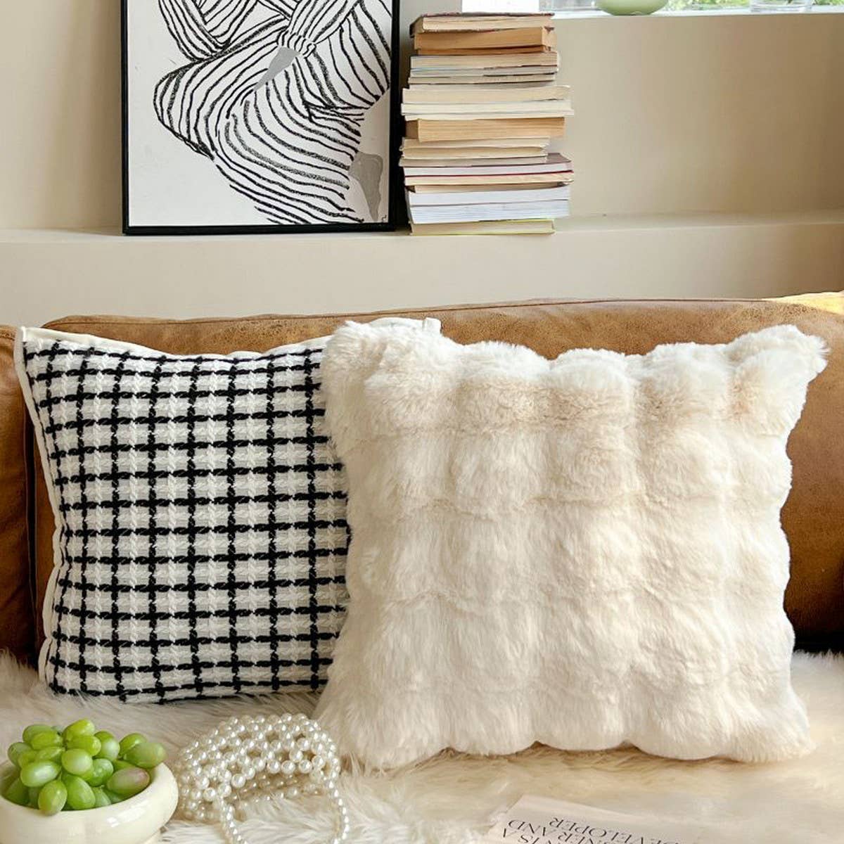 FRENCH CHIC THROW PILLOW COVER FOR SOFA OR BED_CWMM7703