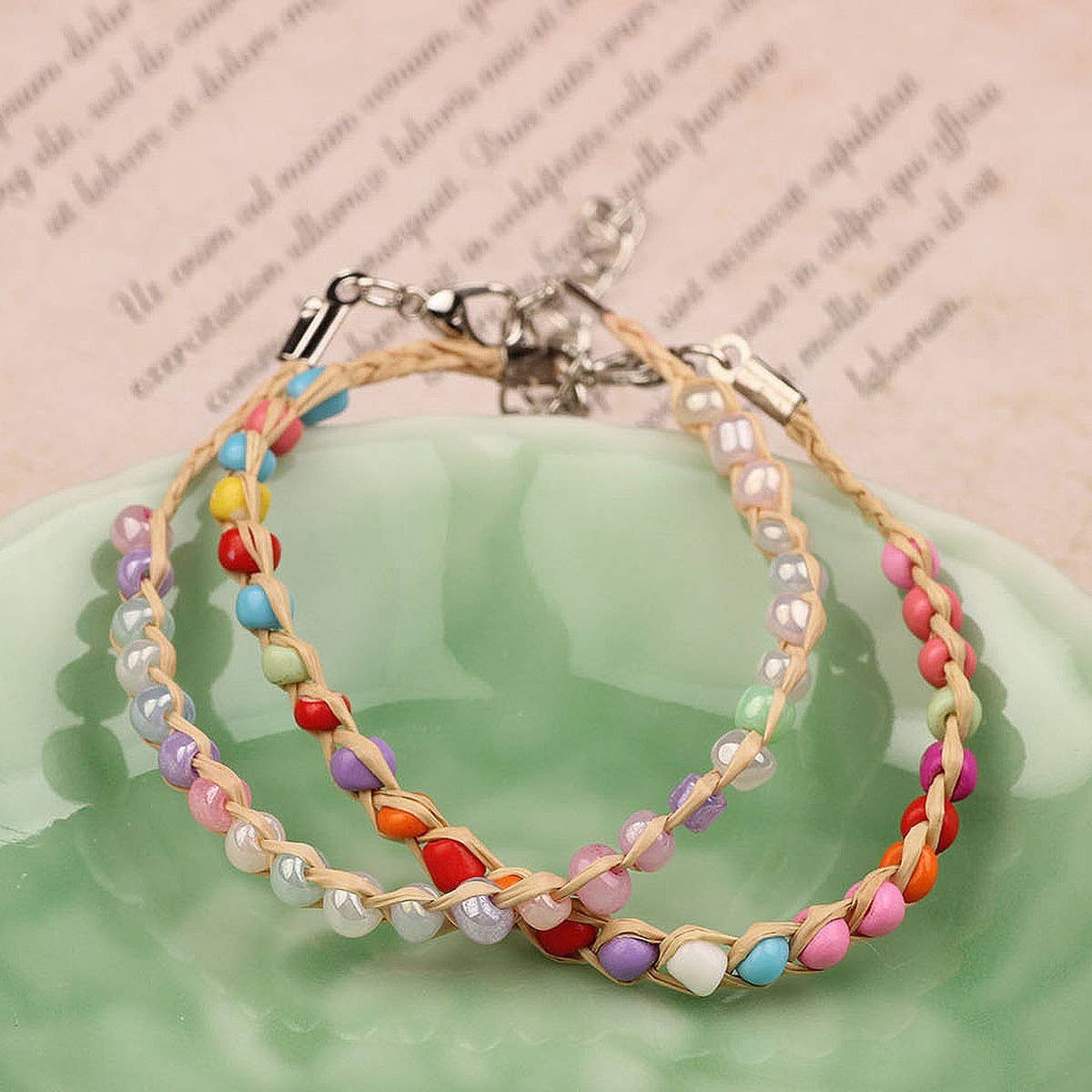 NEW FASHION RETRO BOHEMIAN BRAIDED BRACELET_CWAJE3974
