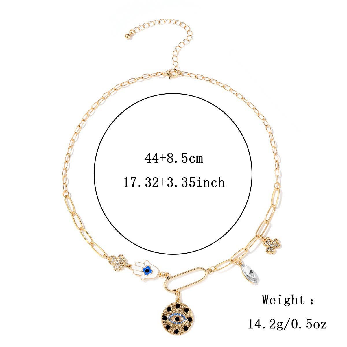 Womens Diamond Relief Small Pendant Necklace