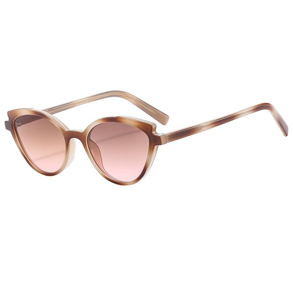 Tortoise Cat Eye Sunglasses For Women_Cwasg1180