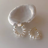Retro Irregular Pearl Ear Rings And Earrings