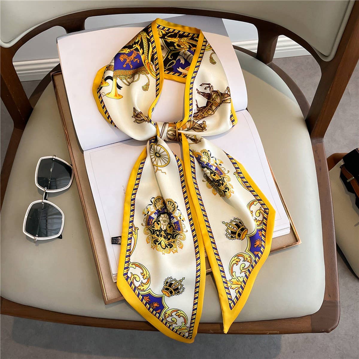 FASHIONABLE AND VERSATILE DOUBLE LAYER HEAD SCARF_CWASC1513