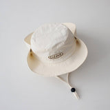 OUTDOOR ALL MATCH CHILDRENS LETTER BUCKET HAT_CWAH2878