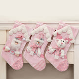 Cwmm9400_Christmas Decoration Socks Children Gift Bag