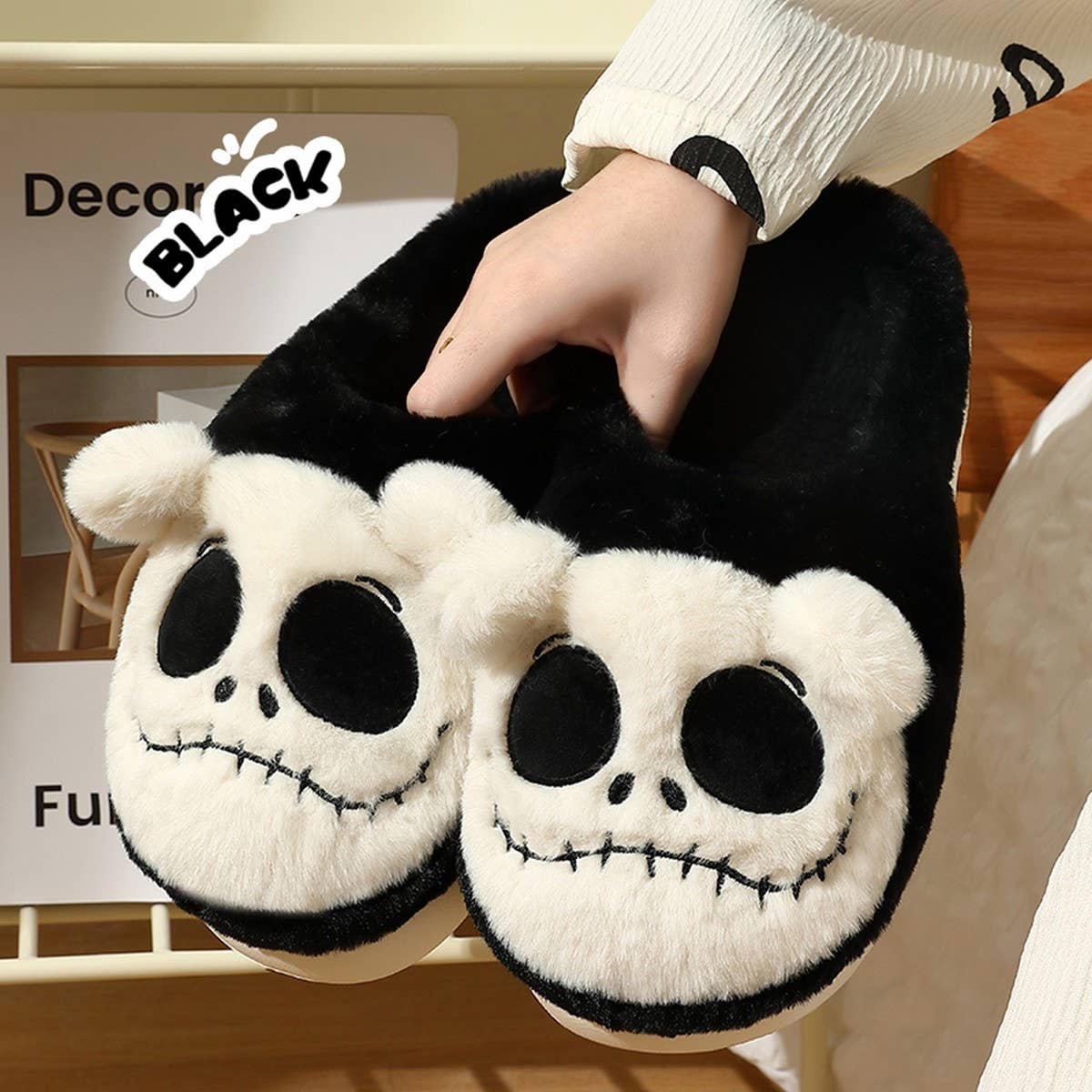Halloween Slippers Cartoon Animal House Slippers