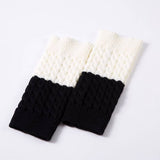DOUBLE CONTRAST COLOR TWO COLOR FOOT WARMER SOCKS_CWMS0754