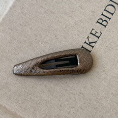 Faux Leather Geometric Bb Clip Elegant Hairpin_Cwaha08051