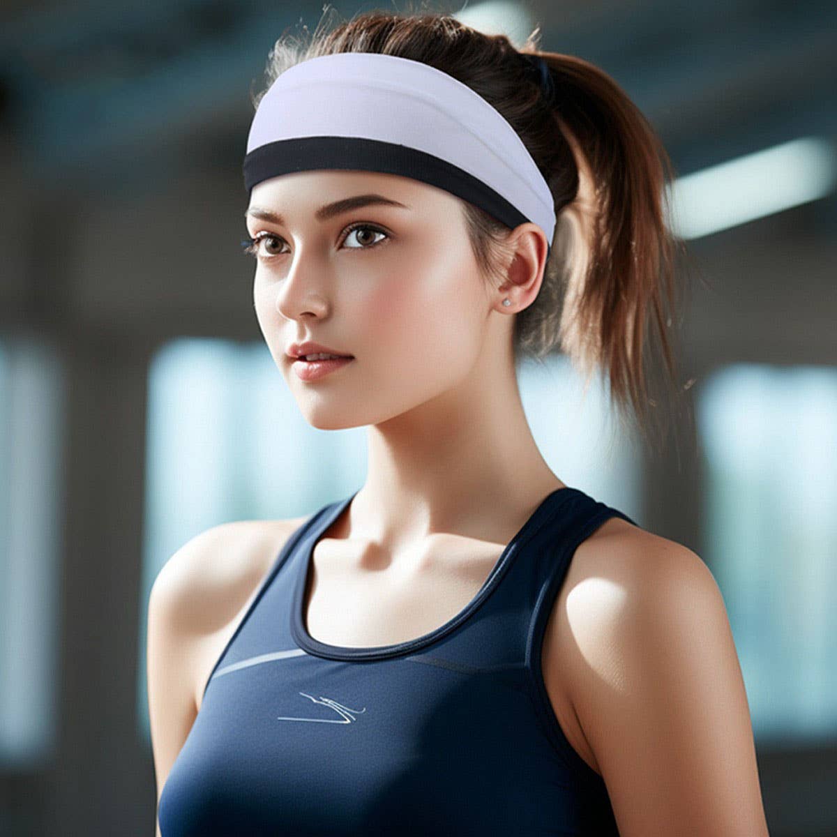SWEAT WICKING RUNNING HEADBAND FOR SPORTS FITNESS_CWMM7947