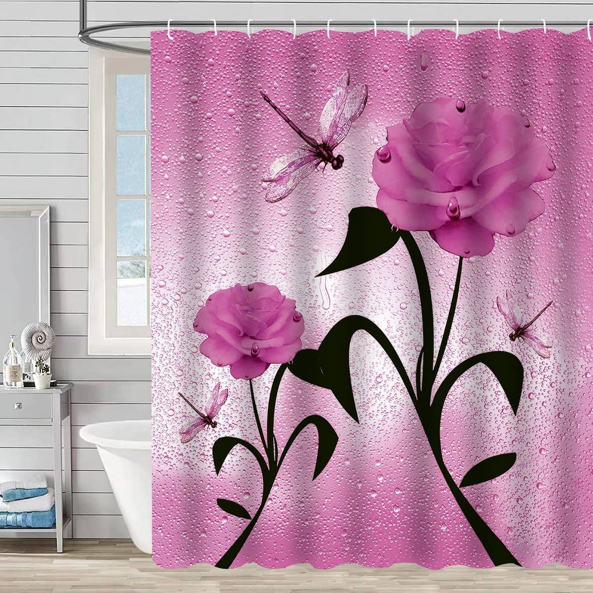 HOT SELLING PRINTED WATERPROOF SHOWER CURTAIN_CWMM1799