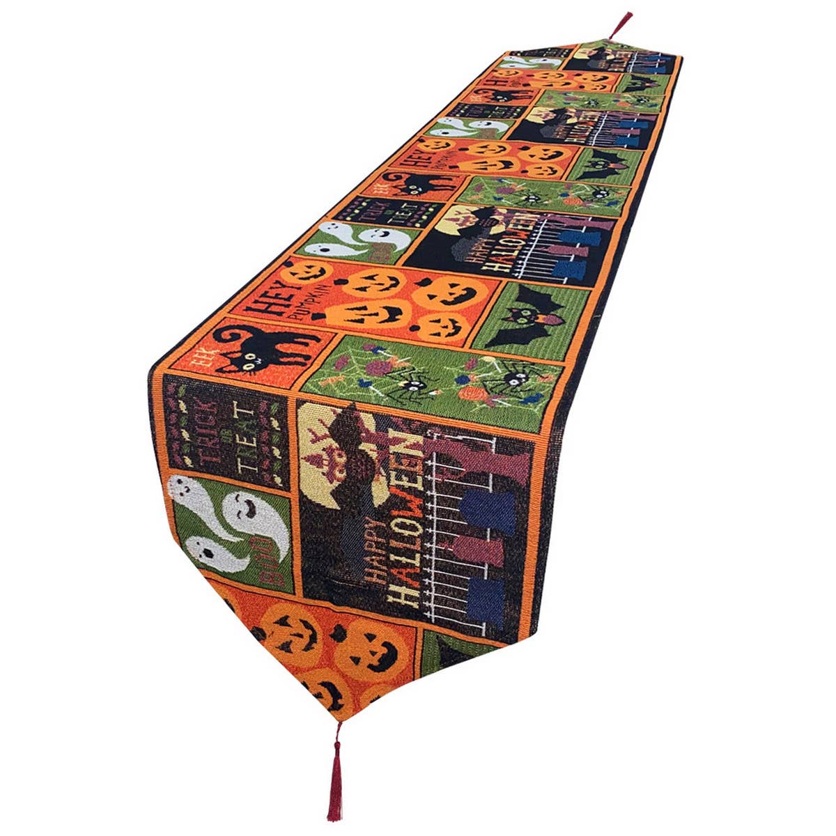 HALLOWEEN DECORATIONS KNITTED TABLE RUNNER_CWMM1727