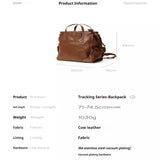 Vegetable Tanned Backpack Unisex Retro Style_Cwab5331