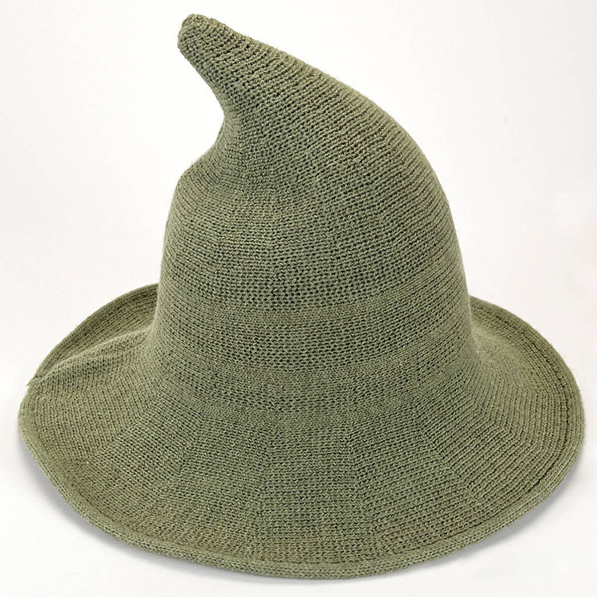 Halloween Woolen Witch Hat With Big Brim