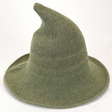 Halloween Woolen Witch Hat With Big Brim