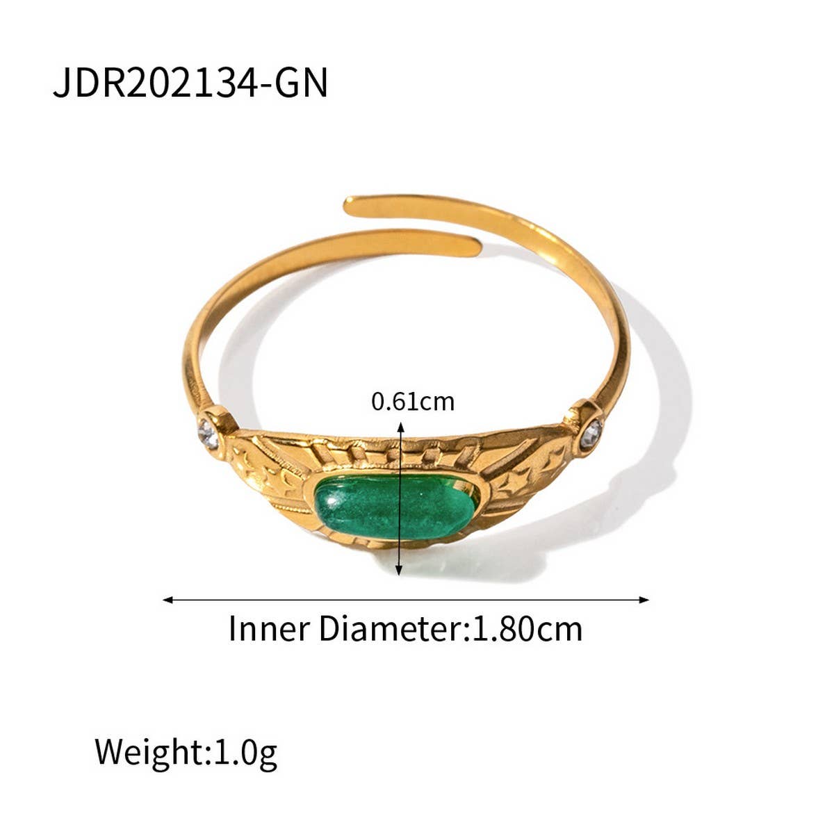 INLAID NATURAL STONE RINGS_CWAJE1235