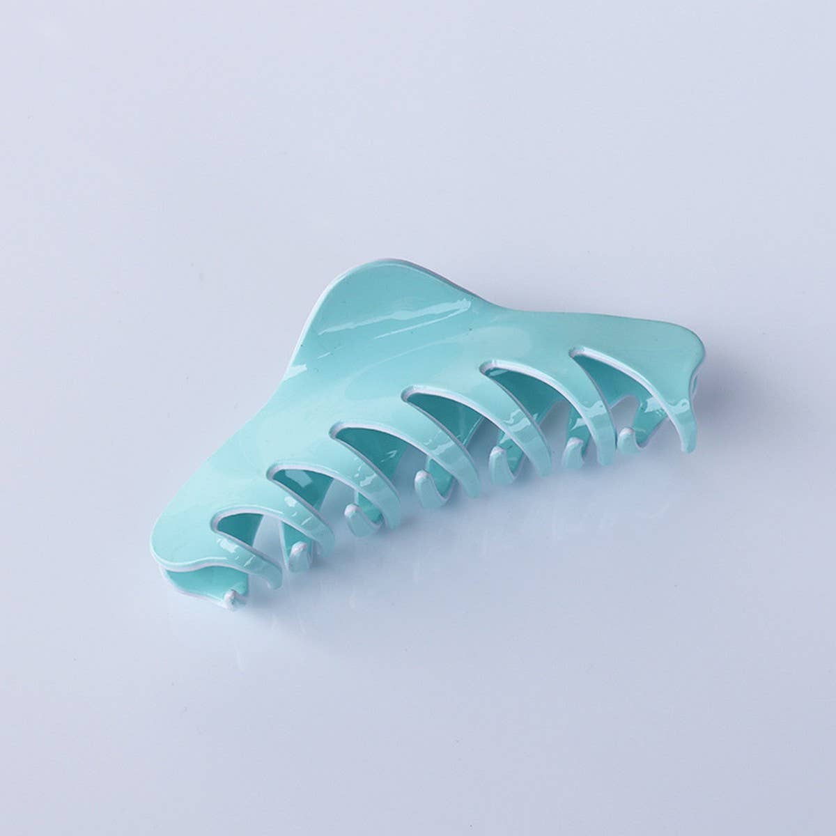 11 5CM SOLID EDGE HAIR CLAW LARGE BACK SHARK CLIP_CWAHA2613