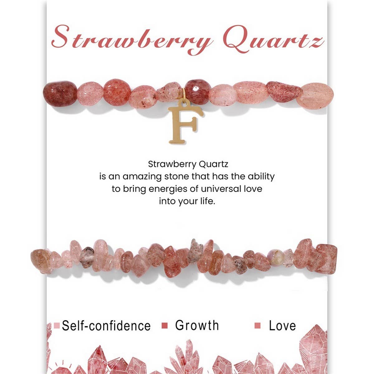 26 LETTERS IRREGULAR PENDANT BRACELET_CWAJE2105