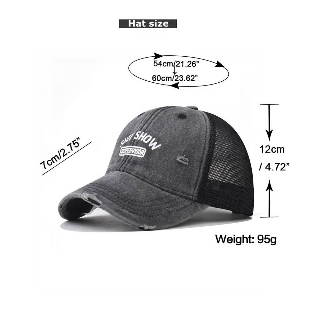 PERSONALIZED ENGLISH PRINTED COTTONTRUCKER HATS_CWAH1362